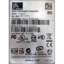 Термопринтер Zebra TLP 2844 (выломан USB разъём в Рыбинске, COM и LPT на месте; без БП!) - Рыбинск