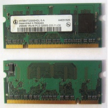 Модуль памяти для ноутбуков 256MB DDR2 SODIMM PC3200 (Рыбинск)
