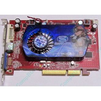 Б/У видеокарта 512Mb DDR2 ATI Radeon HD2600 PRO AGP Sapphire (Рыбинск)