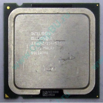 Процессор Intel Celeron D 345J (3.06GHz /256kb /533MHz) SL7TQ s.775 (Рыбинск)